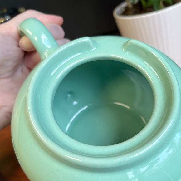 [SOLD] Old Amsterdam 2 Cup Infuser Teapot, Mint Green - Picture 9 of 11